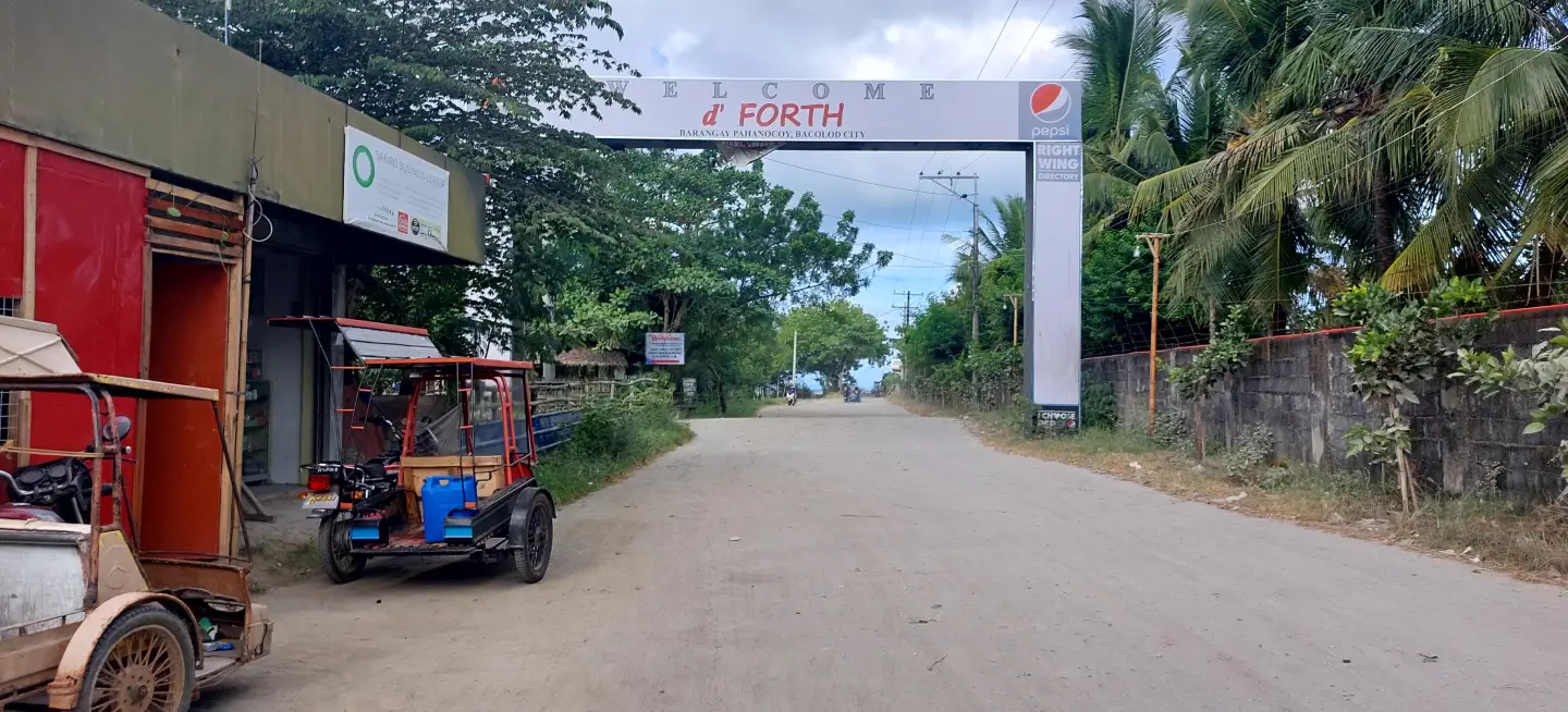 Road leading to the entrance to The Forth